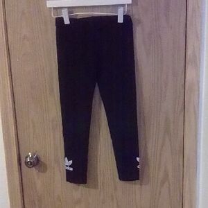 Adidas Kids Leggings in Black with Logo